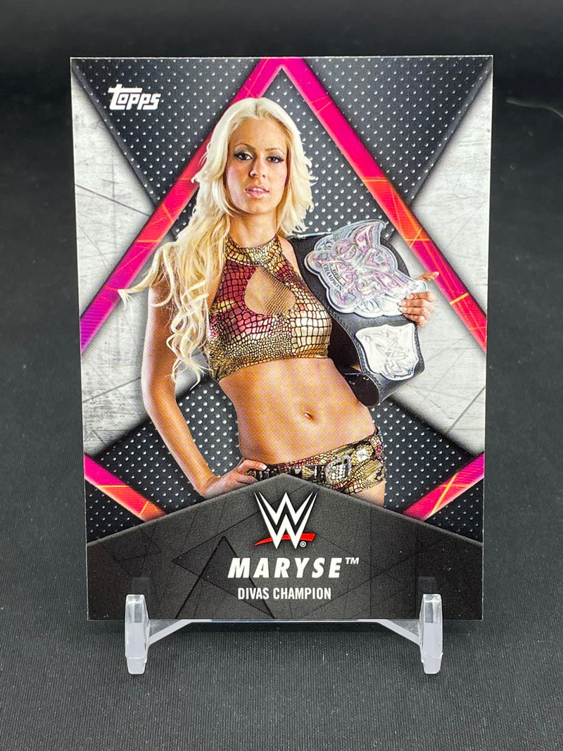 2018 TOPPS WWE WOMEN'S DIVISION - DIVAS CHAMPION - MARYSE -