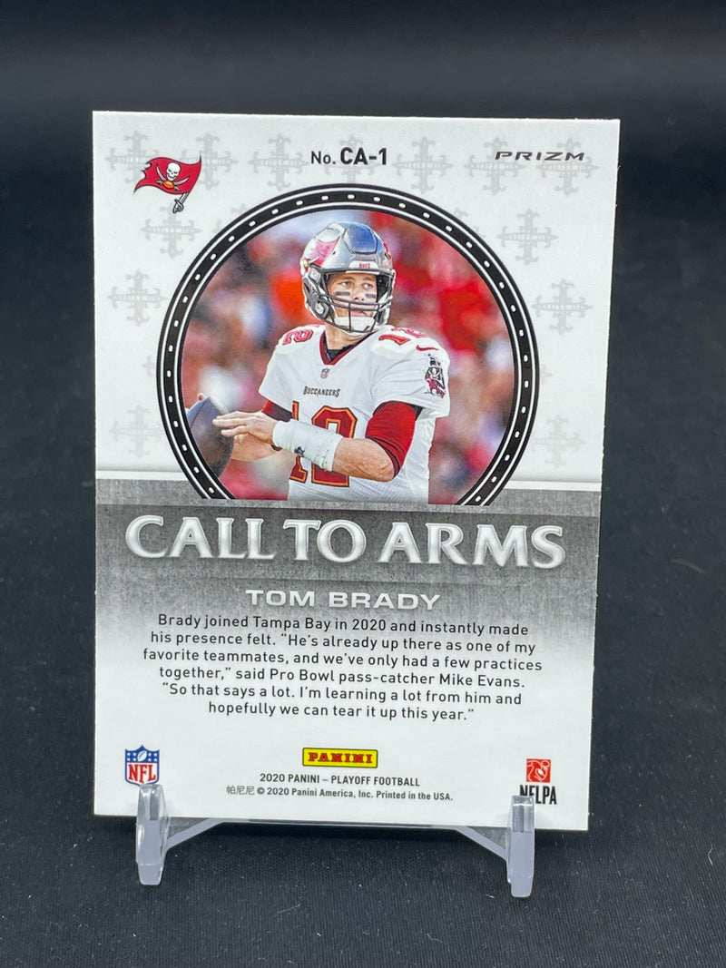 2020 PANINI PLAYOFF - BLUE PRIZM - CALL TO ARMS - T. BRADY -