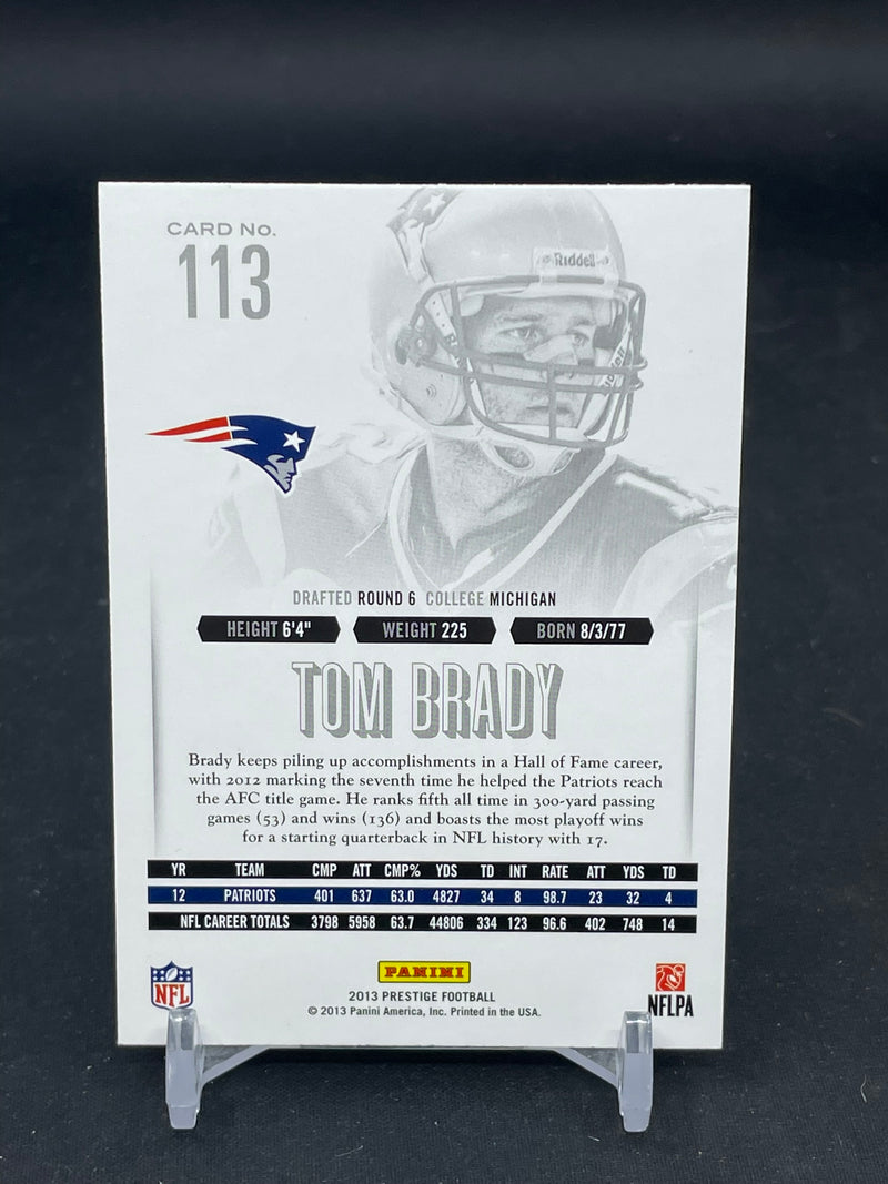 2013 PANINI PRESTIGE - T. BRADY -