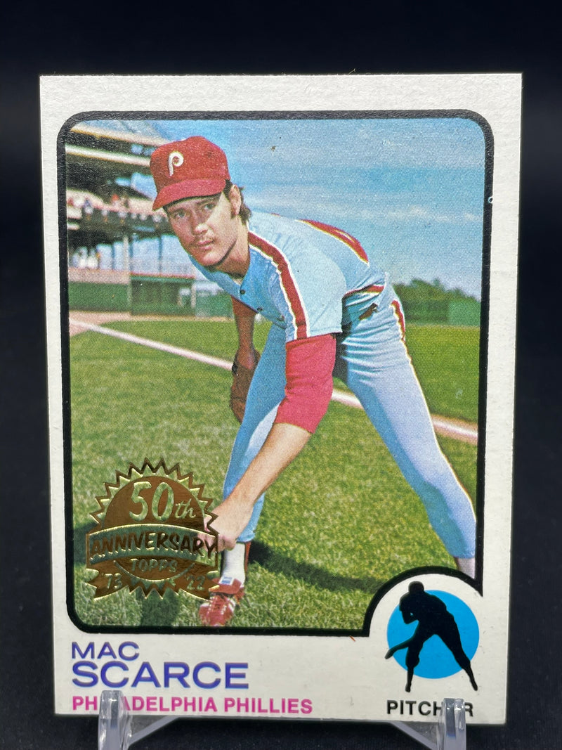2022 TOPPS HERITAGE - 50TH ANNIVERSARY BUYBACK - M. SCARCE -