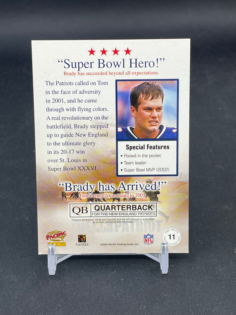 2002 PACIFIC - FEATURE ATTRACTIONS - T. BRADY -