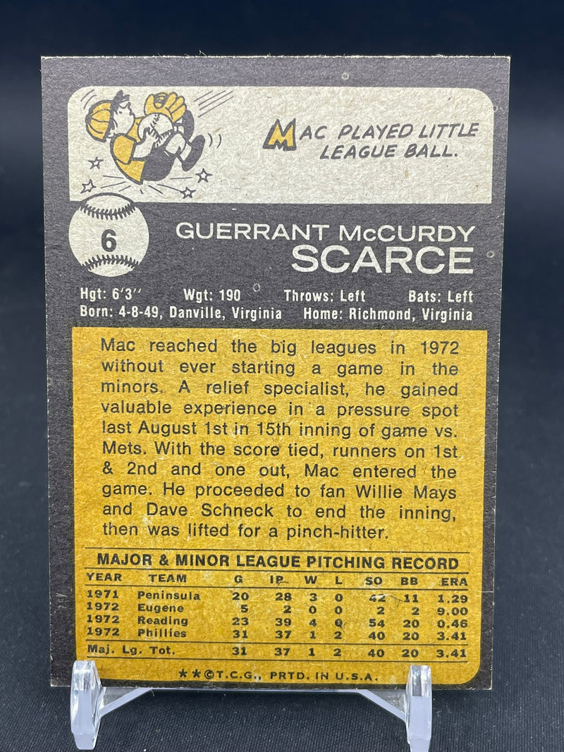 2022 TOPPS HERITAGE - 50TH ANNIVERSARY BUYBACK - M. SCARCE -