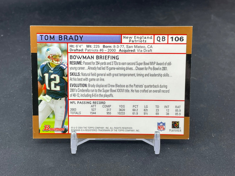 2004 BOWMAN - T. BRADY -