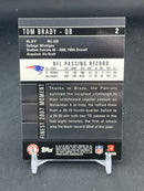 2008 TOPPS FINEST - T. BRADY -