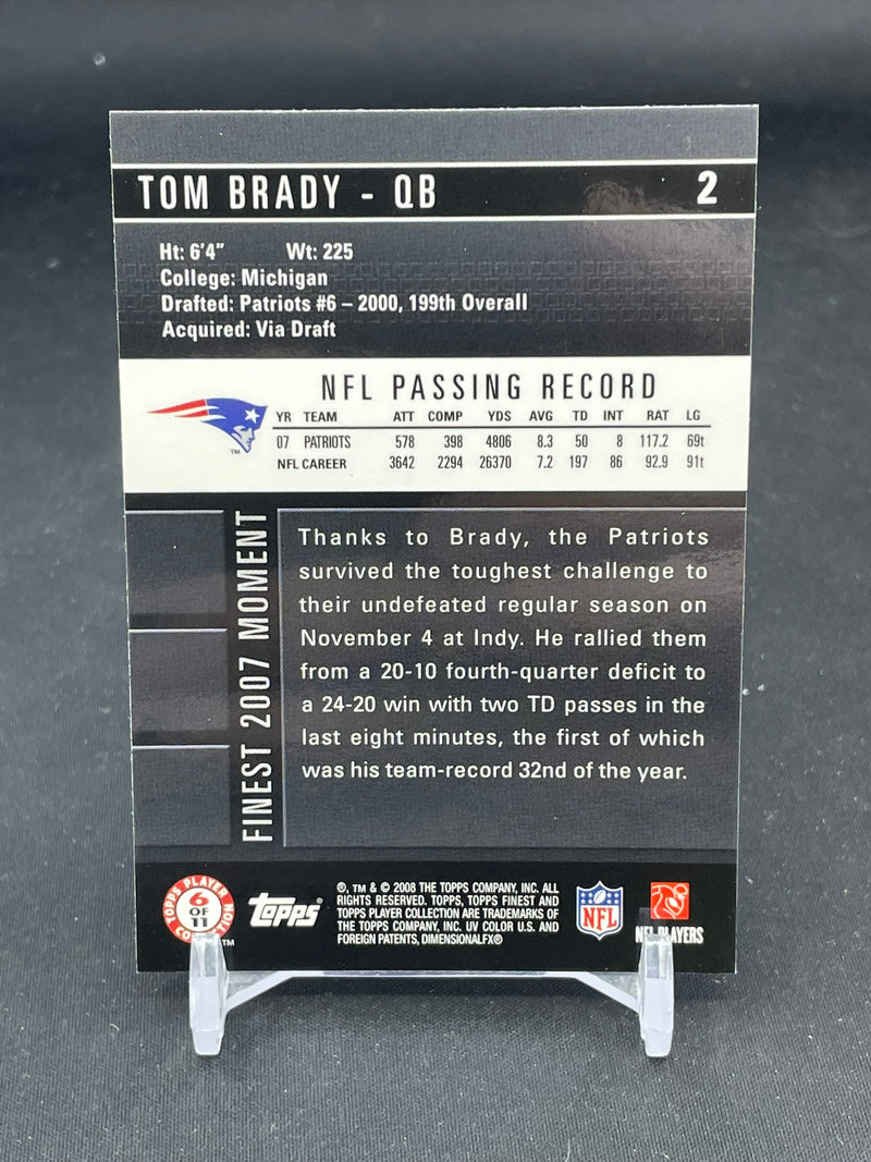 2008 TOPPS FINEST - T. BRADY -