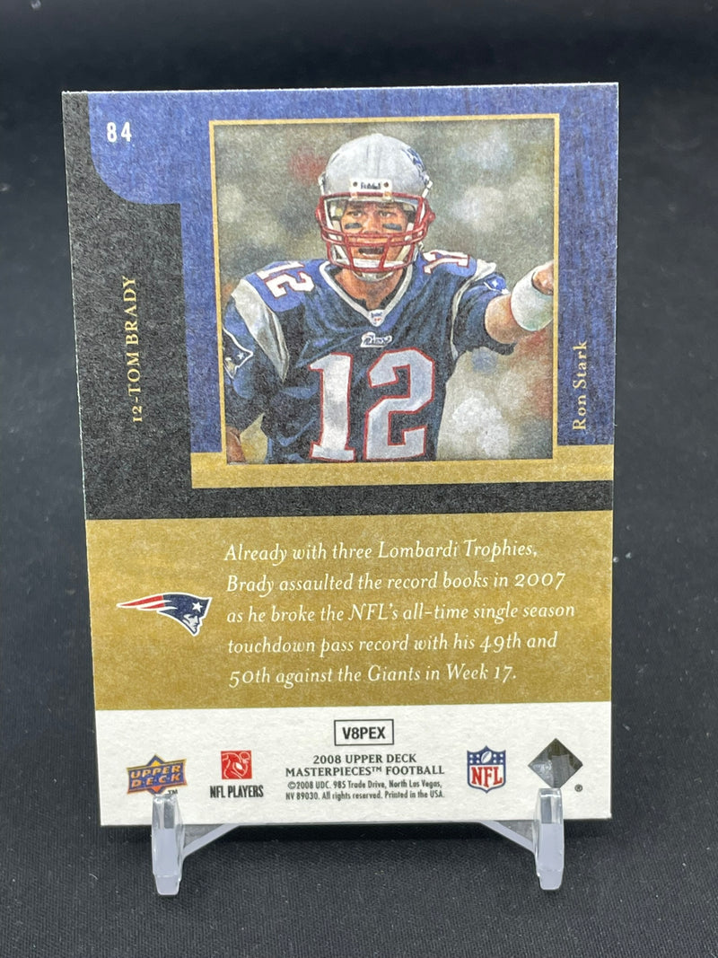 2008 UPPER DECK MASTERPIECES - T. BRADY -