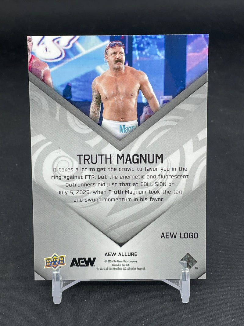 2026 UPPER DECK AEW ALLURE - AEW LOGO - TRUTH MAGNUM -