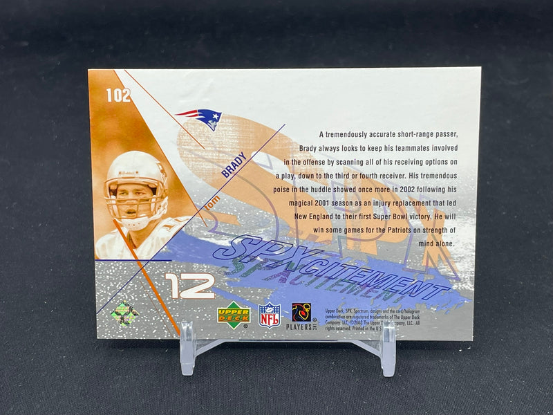 2003 UPPER DECK SPX - SPXCITEMENT - T. BRADY -
