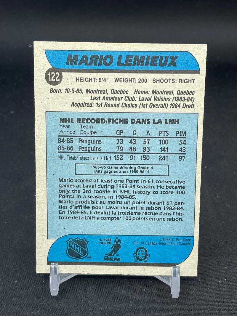 1986 O-PEE-CHEE - M. LEMIEUX -