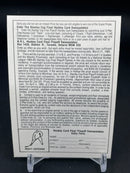 1984 O-PEE-CHEE - HOCKEY CARD FINAL PLAYOFF SWEEPSTAKES ENTRY FORM CARD