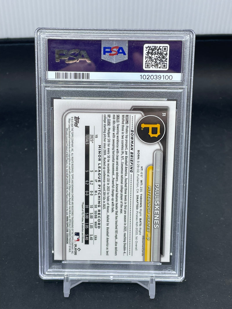 2024 TOPPS BOWMAN CHROME - MEGA BOX - P. SKENES -