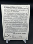 1984 O-PEE-CHEE - HOCKEY CARD FINAL PLAYOFF SWEEPSTAKES ENTRY FORM CARD