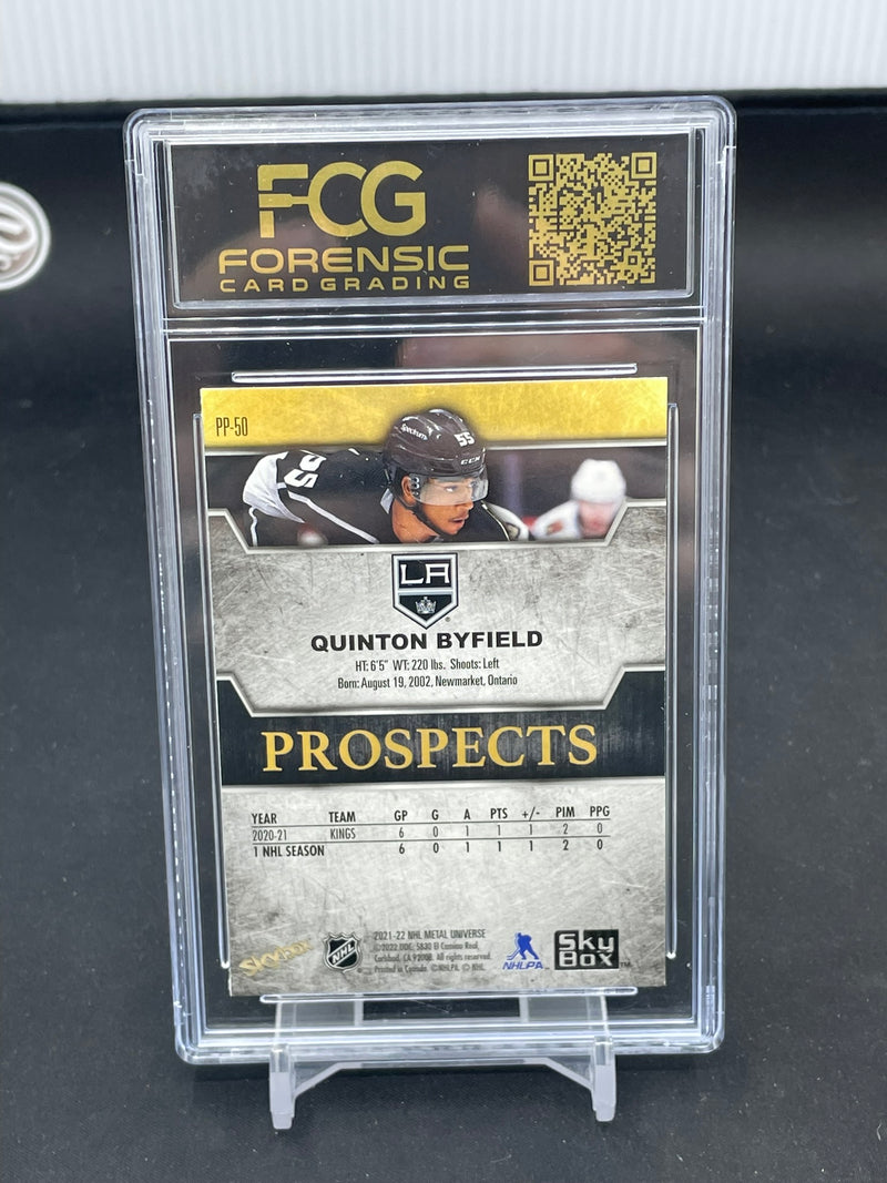 2021 UPPER DECK METAL UNIVERSE SKYBOX - PREMIUM PROSPECTS - Q. BYFIELD -