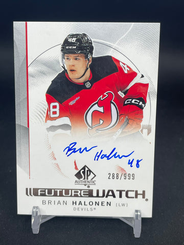 2024 UPPER DECK SP AUTHENTIC - FUTURE WATCH AUTO - B. HALONEN - #128 - #'D/999 - AUTOGRAPH - RC