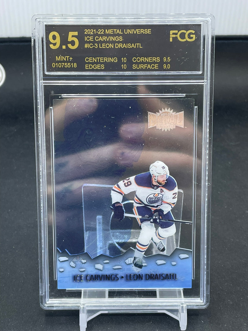 2021 UPPER DECK METAL UNIVERSE SKYBOX - ICE CARVINGS - L. DRAISAITL -