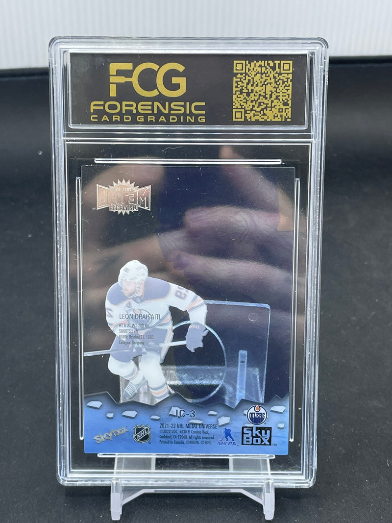2021 UPPER DECK METAL UNIVERSE SKYBOX - ICE CARVINGS - L. DRAISAITL -
