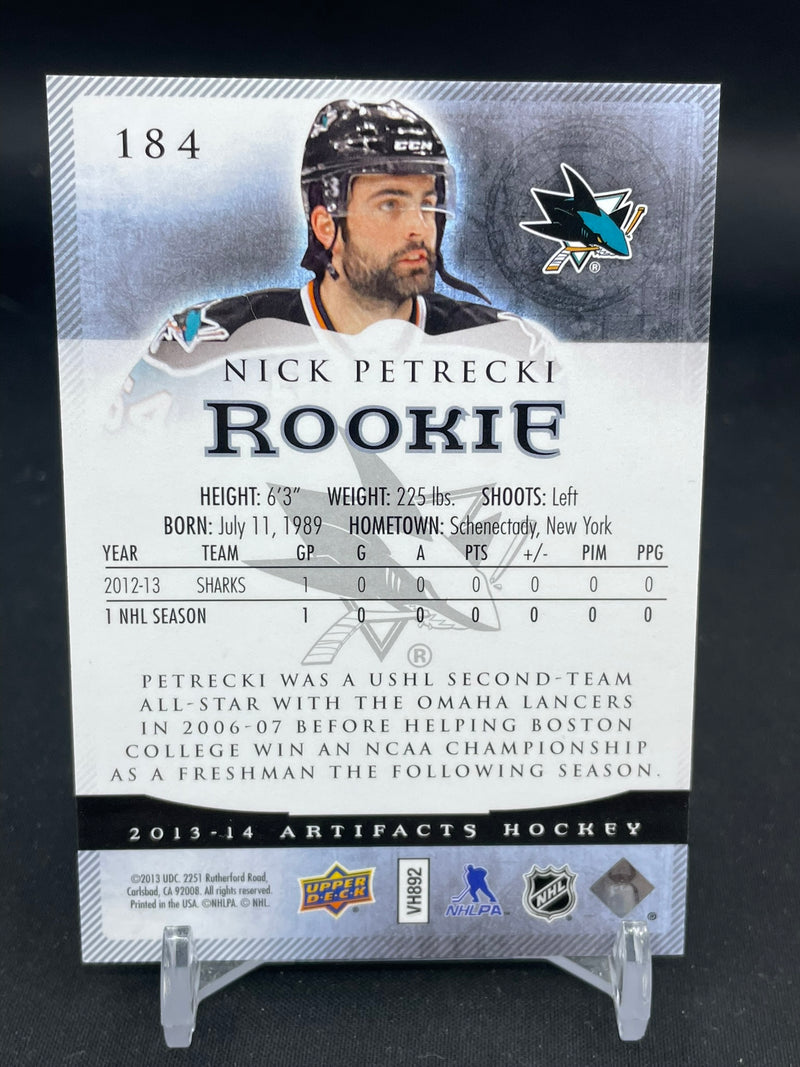 2013 UPPER DECK ARTIFACTS - ROOKIE - N. PETRECKI - #184 - #'D/999 - RC