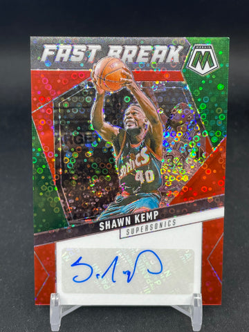 2024 PANINI MOSAIC - FAST BREAK RED AUTO - S. KEMP - #AFB-KMP - #'D/49 - AUTOGRAPH