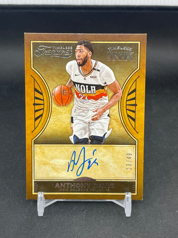 2018 PANINI CHRONICLES - TIMELESS TREASURES - TIMELESS INK - A. DAVIS - #TT-ADV - #'D/49 - AUTOGRAPH