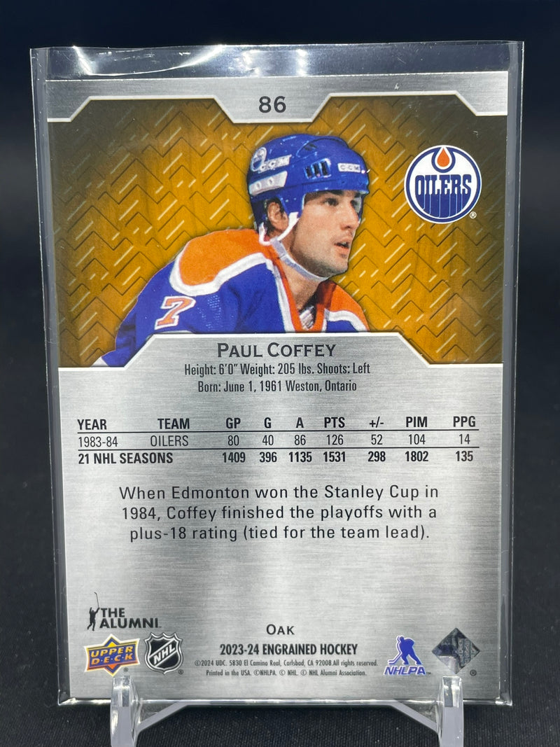 2023 UPPER DECK ENGRAINED - OAK - P. COFFEY - #86 - #'D/299