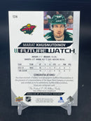2024 UPPER DECK SP AUTHENTIC - FUTURE WATCH AUTOGRAPH - M. KHUSNUTDINOV -