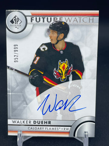2023 UPPER DECK SP AUTHENTIC - FUTURE WATCH AUTO - W. DUEHR - #121 - #'D/999 - AUTOGRAPH - RC