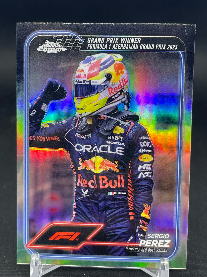 2024 TOPPS CHROME F1 - REFRACTOR - S. PEREZ -