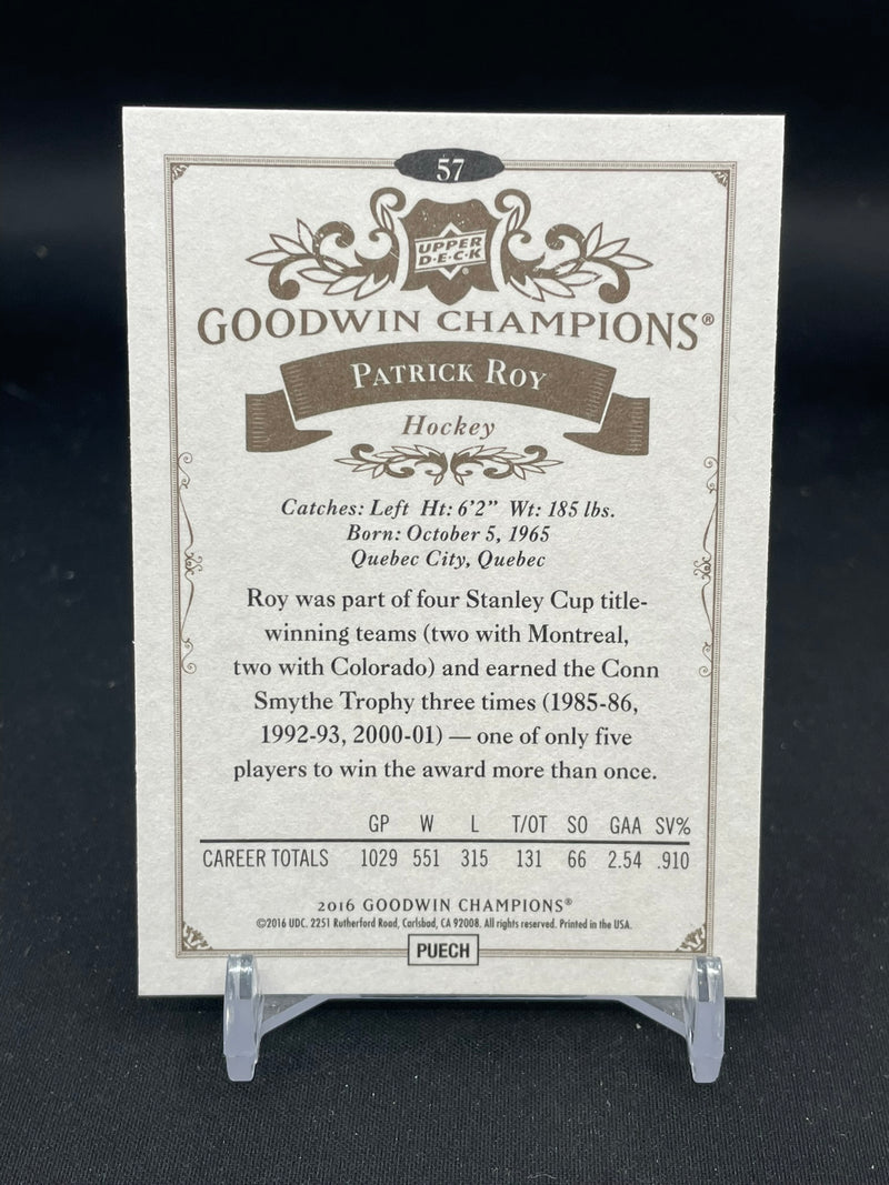 2016 UPPER DECK GOODWIN CHAMPIONS - P. ROY -
