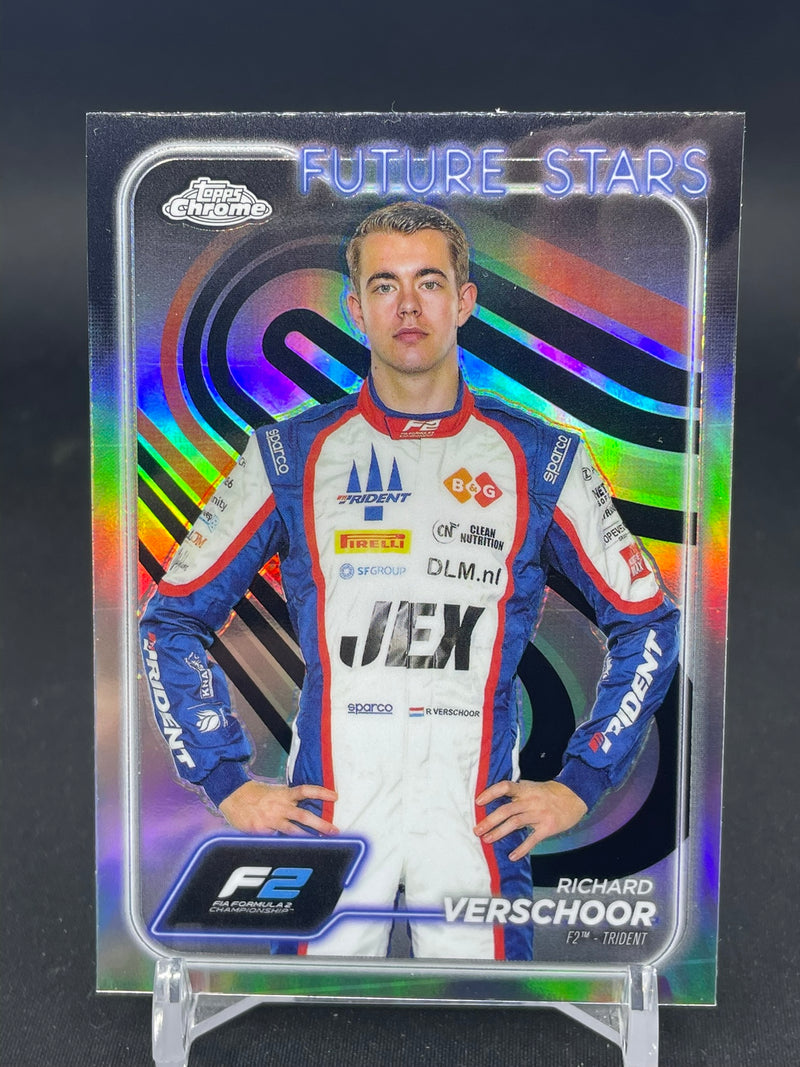 2024 TOPPS CHROME F1 - FUTURE STARS - REFRACTOR - R. VERSCHOOR -