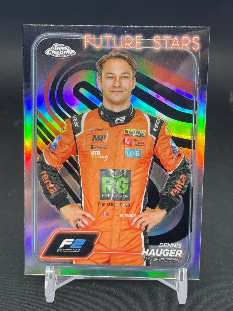 2024 TOPPS CHROME F1 - FUTURE STARS - REFRACTOR - D. HAUGER -