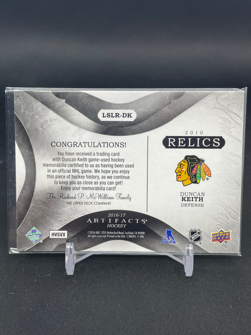2016 UPPER DECK ARTIFACTS - LORD STANLEY'S RELICS - D. KEITH -