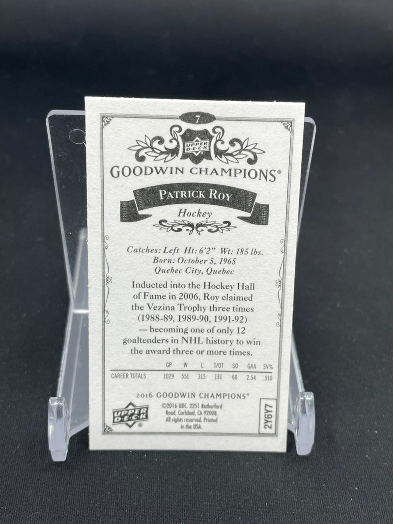 2016 UPPER DECK GOODWIN CHAMPIONS - MINI - P. ROY -