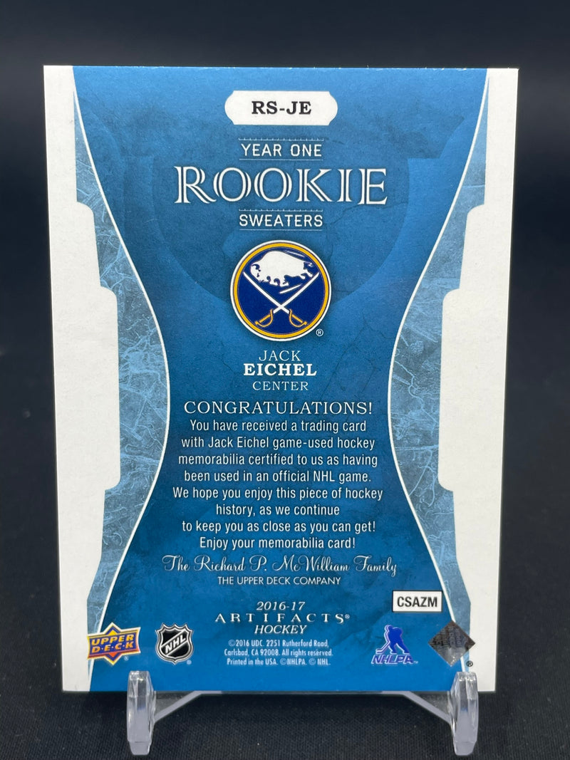 2016 UPPER DECK ARTIFACTS - YEAR ONE ROOKIE SWEATERS - J. EICHEL -