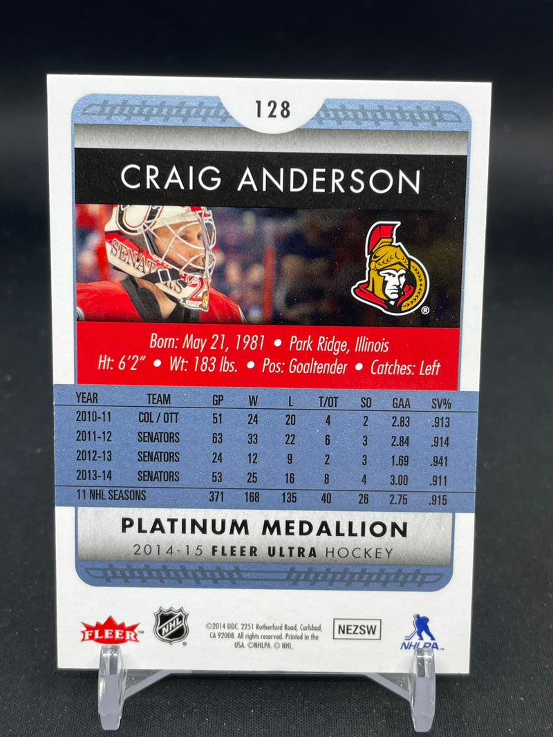 2014 FLEER ULTRA - PLATINUM MEDALLION - C. ANDERSON - #128 - #'D/99