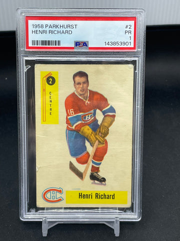 1958 PARKHURST - H. RICHARD - #2 - PSA 1