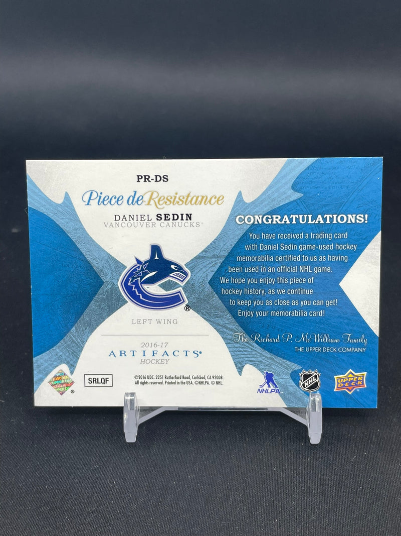 2016 UPPER DECK ARTIFACTS - PIECE DE RESISTANCE - RELIC CARD - SINGLES - SELECT YOUR PLAYER