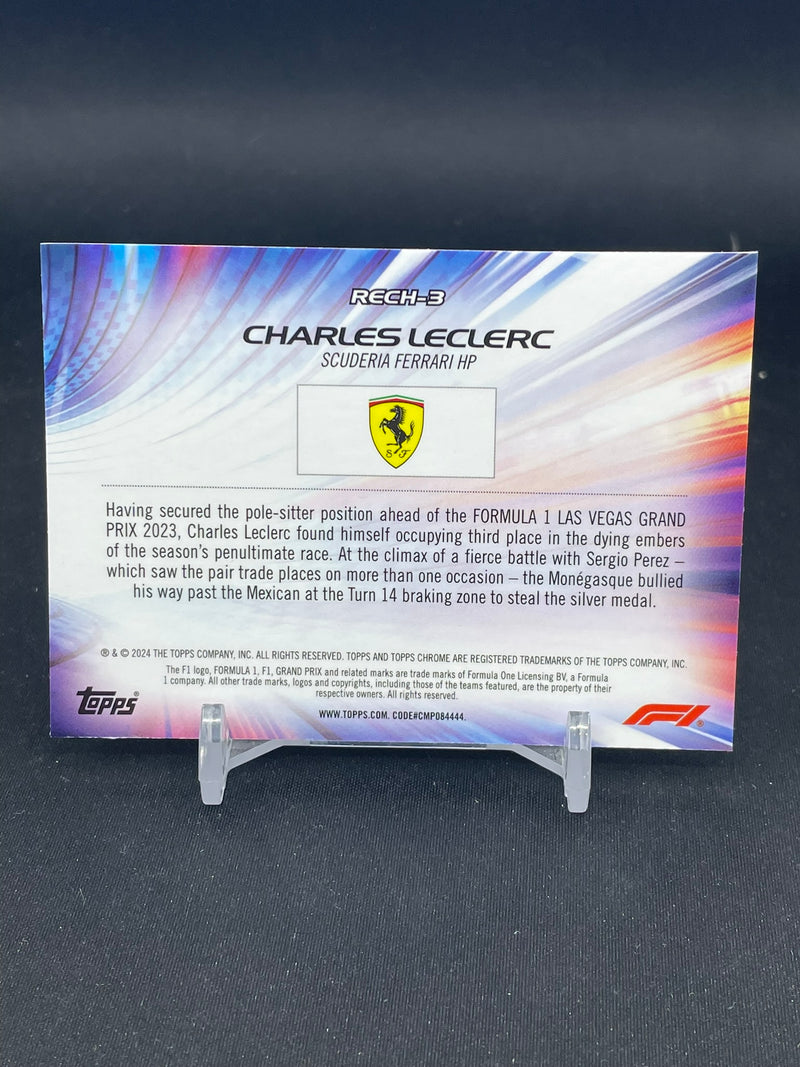 2024 TOPPS CHROME F1 - RE-CHARGED - C. LECLERC -