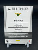 2012 PANINI PLATINUM - HAT TRICKS - K. LEHTONEN / L. ERIKSSON / T. WANDELL - #26 - #'D/199 - TRIPLE RELIC