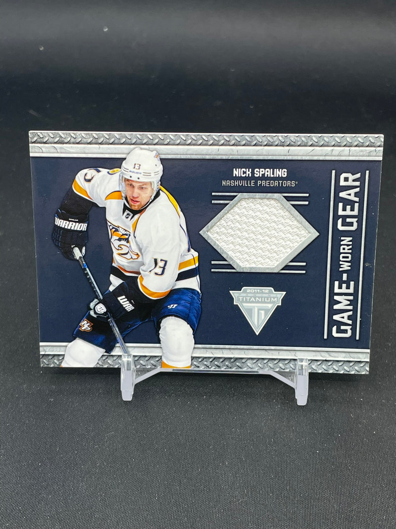 2012 PANINI TITANIUM - GAME-WORN GEAR - N. SPALING -