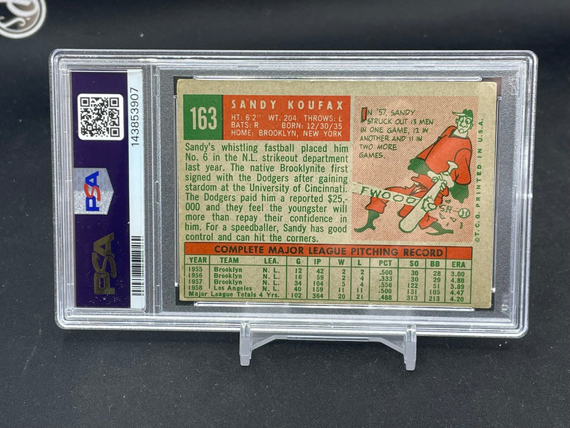 1959 TOPPS - S. KOUFAX -