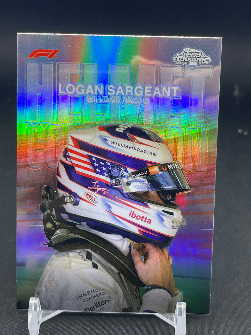 2024 TOPPS CHROME F1 - HELMET COLLECTION - L. SARGEANT -