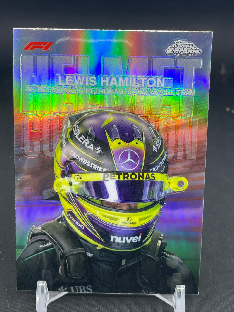 2024 TOPPS CHROME F1 - HELMET COLLECTION - L. HAMILTON -