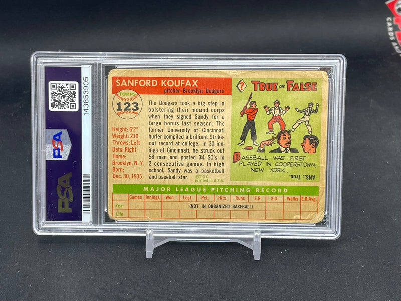 1955 TOPPS - S. KOUFAX -