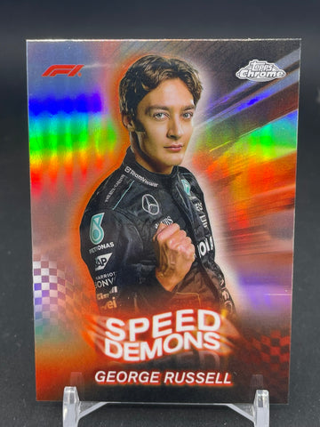 2024 TOPPS CHROME F1 - SPEED DEMONS - G. RUSSELL - #SD-5