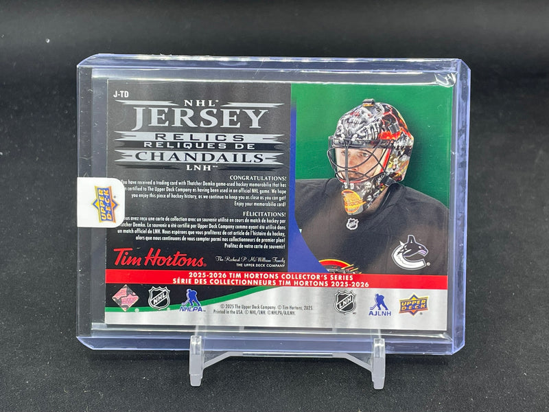 2025 UPPER DECK TIM HORTONS - NHL JERSEY RELICS - T. DEMKO -