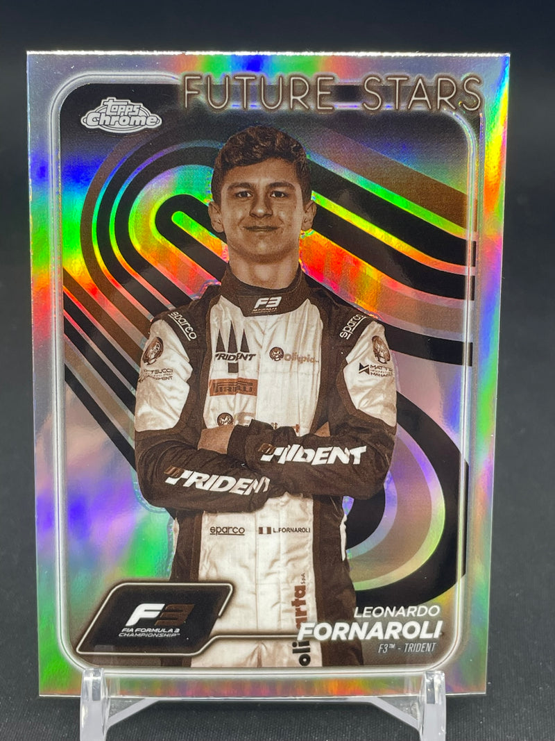 2024 TOPPS CHROME F1 - SEPIA REFRACTOR - FUTURE STARS - L. FORNAROLI -