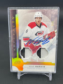 2016 UPPER DECK ARTIFACTS - GOLD SPECTRUM - N. HANIFIN - #86 - #'D/5 - DUAL RELIC - AUTOGRAPH
