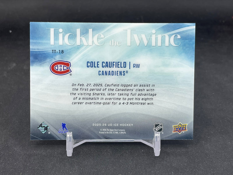 2025 UPPER DECK ICE - TICKLE THE TWINE - C. CAUFIELD -