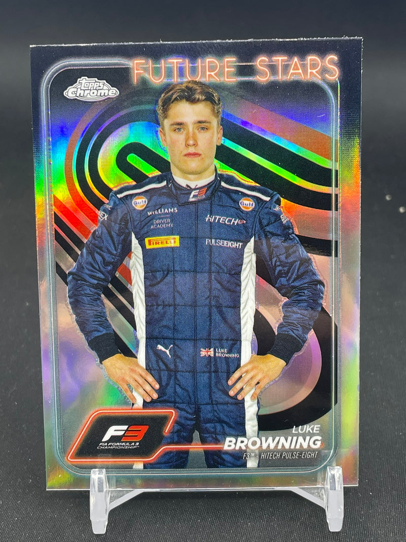 2024 TOPPS CHROME F1 - REFRACTOR - FUTURE STARS - L. BROWNING -