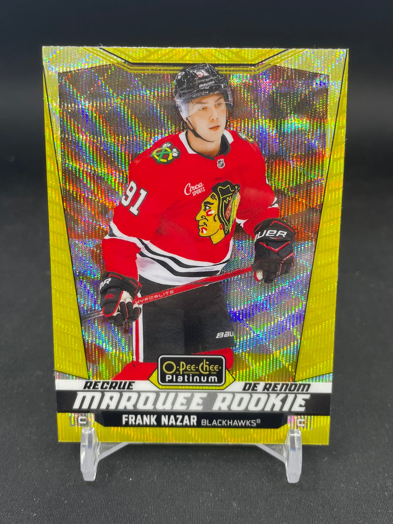 2024 UPPER DECK O-PEE-CHEE PLATINUM - NEON YELLOW SURGE - MARQUEE ROOKIE - F. NAZAR -